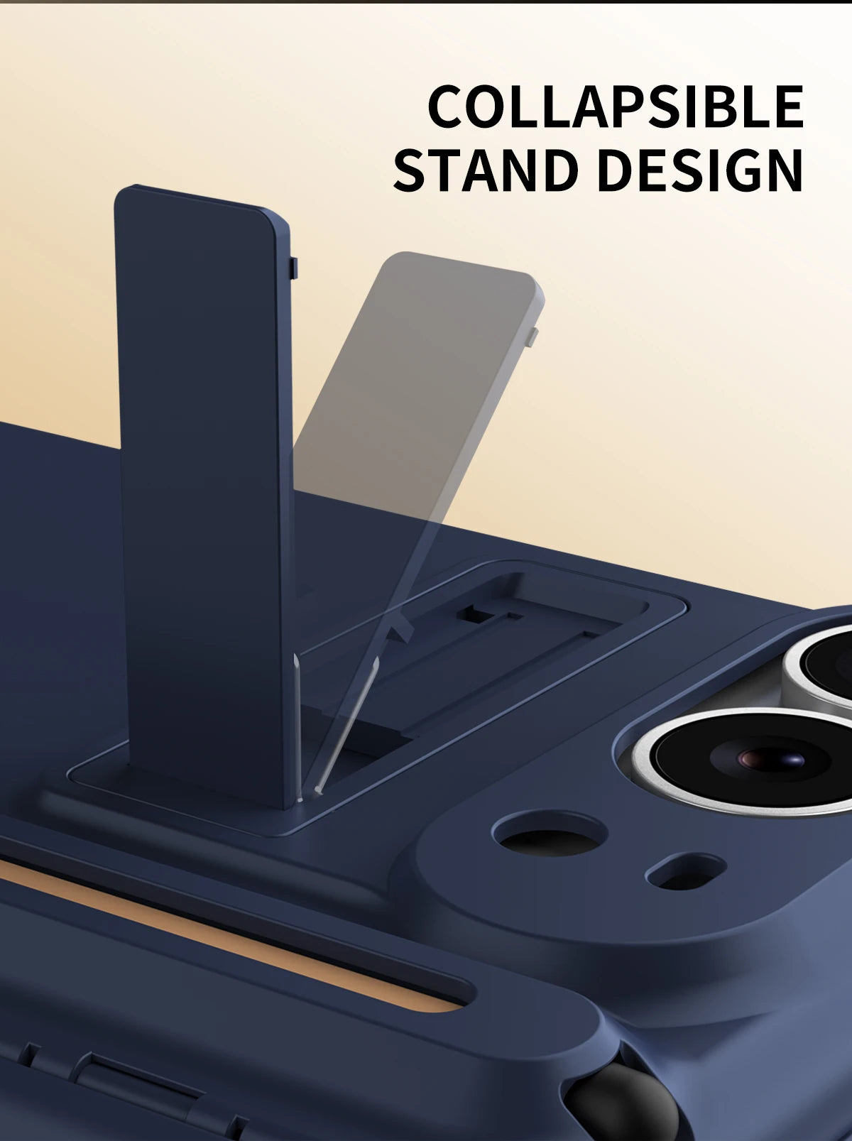 Bracket Phone Case with S Pen Hinge Protection Shockproof Full Cover Glass Screen Protector for iPhone  Duo Ultra