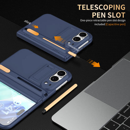 Bracket Phone Case with S Pen Hinge Protection Shockproof Full Cover Glass Screen Protector for iPhone  Duo Ultra