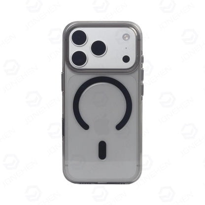 Magnetic Camera Button No Yellowing Crystal Transparent Case For iPhone 16 17 18 Pro Max Wireless Charge Clear Cover For Magsafe