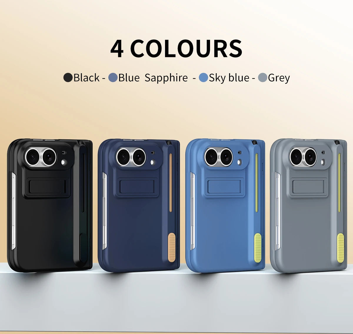 Bracket Phone Case with S Pen Hinge Protection Shockproof Full Cover Glass Screen Protector for iPhone  Duo Ultra