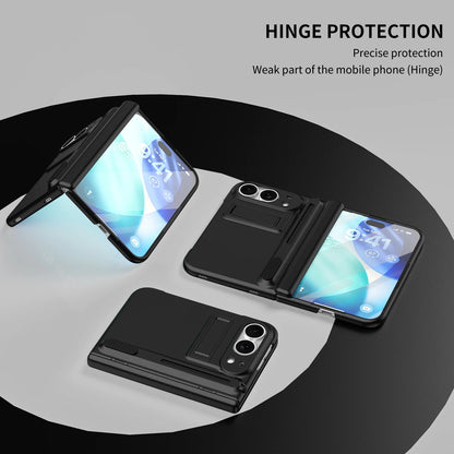 Bracket Phone Case with S Pen Hinge Protection Shockproof Full Cover Glass Screen Protector for iPhone  Duo Ultra